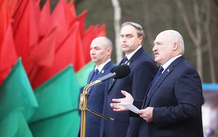 Президент Беларуси во время своей рабочей поездки в Гродно